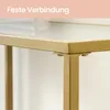 Console tafel van gehard glas - elegant ontwerp - 20 x 100 Productafbeelding-voorbeeld 5