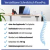 AMBINESS Höhenverstellbarer Schreibtisch FlexxPro | Produktbild-Vorschau 8