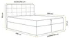 AX LIVING Boxspringbett 180x200 mit Bettkasten Dahlina Produktbild-Vorschau 7
