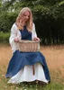 Mittelalter Überkleid, Surcot Andra, dunkelblau - Produktbild-Vorschau 5