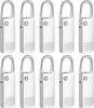 Lot de 10 pendentifs en métal argenté pour curseurs de Voir les images du produit 7
