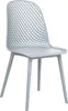 A single light blue chair with a diamond-patterned backrest, shown from a three-quarter front view against a white background. Náhled obrázku produktu