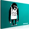 Vlies Leinwandbild - Angry Monkey (1 Part) Vertical 30x20 Produktbild-Vorschau 1