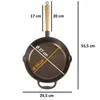 Mahlzeit Patelnia żeliwna polerowana Ø 27 cm, patelnia z Podgląd zdjęcia produktu 3