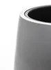 VIVANNO Vase de sol en fibre de verre MAGNUM rond, gris Voir les images du produit 5
