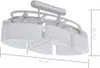 vidaXL Deckenlampe mit ellipsenförmigen Glasschirmen 4 Stk. Produktbild-Vorschau 7