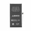 A black battery for a mobile phone with technical specifications printed on it. Voir les images du produit