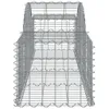 Gabionen mit Hochbogen 30 Stk. 200x50x40/60 cm Verzinktes Produktbild-Vorschau 5