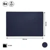 Tischset Filz "De Luxe" navy 6er Set 45x30cm Produktbild-Vorschau 2