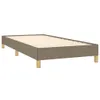 vidaXL Bettgestell ohne Matratze Taupe 100x200 cm Stoff Produktbild-Vorschau 3