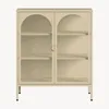 Komoda z witryną „Klippestad” z 2 drzwiami, stal, 95 x 80 x Podgląd zdjęcia produktu 7