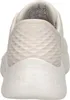 Rear view of a beige Skechers sneaker. Náhľad obrázku produktu