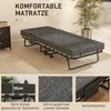 HOMCOM Klappbett Gästebett mit Rollen, 10 cm Matratze, Produktbild-Vorschau 4
