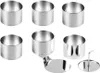 CHG Dessert- und Speisering Set, Edelstahl, 8-teilig, ca. Ø Produktbild-Vorschau 3
