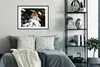 MuchoWow® Gerahmtes Poster Rotkehlchen - Baum - Schnee Produktbild-Vorschau 2