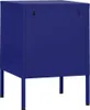vidaXL Table de nuit bleu marine 35x35x51 cm acier Voir les images du produit 2