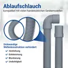 Ablaufschlauch 1,5 m 22/19mmØ + 2x Schlauchschelle + Produktbild-Vorschau 3