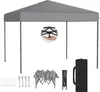 LZQ Pop-Up Pavillon 3x3 m Faltpavillon für Garten & Produktbild-Vorschau 1