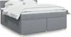 vidaXL Boxspring posteľ s matracom Svetlošedá 180x200 cm Náhľad obrázku produktu 2