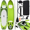vidaXL SUP Board Set Gonfiabile Verde 300x76x10 cm Anteprima dell’immagine prodotto 8