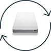 A mattress is shown with a circular arrow graphic around it, suggesting a process or cycle. Produktbild-Vorschau