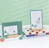 držák na karty dřevo, držák na karty na stůl, 10 kusů držák Náhled obrázku produktu 4