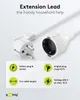 Goobay 93091 Rallonge à contact de protection, 2 m, blanc, Voir les images du produit 2