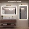Specchio da bagno COSTWAY con illuminazione, specchio da Anteprima dell’immagine prodotto 3