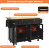 MODFU Meuble de Cuisine Multifonction - Îlot sur Roulettes Voir les images du produit 5