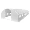 A white greenhouse tunnel on a white background. Produktbild-Vorschau