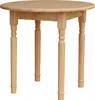 Runder Tisch II aus massivem Kiefernholz lackiert 90 cm Produktbild-Vorschau 1