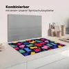 KitchenYeah© Herdabdeckplatte Muster - Katze - Regenbogen - Produktbild-Vorschau 3