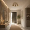 MasterLED Deckenleuchte Elza 3-flammig E27 beige Produktbild-Vorschau 2
