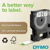 DYMO Vinyl Schriftband Breite: 12 mm Länge: 5,5 m weiß Produktbild-Vorschau 32