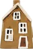 Clayre & Eef Portacandele House 12x8x18 cm in Vetroceramica Anteprima dell’immagine prodotto 1