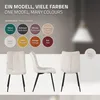 ML-Design jedálenská súprava 4 stoličiek v béžovej farbe, Náhľad obrázku produktu 7