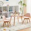 H.J WeDoo 2er Set Kinderstuhl mit Holzbeinen Sitzhöhe 33 Produktbild-Vorschau 4