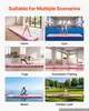 VEVOR Aufblasbare Gymnastikmatte 400x100x10 cm Produktbild-Vorschau 6