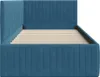 vidaXL Struttura letto ad angolo con testiera blu 90 cm x Anteprima dell’immagine prodotto 6