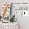 HOMCOM Hollywood Spiegel mit Beleuchtung, Schminkspiegel Produktbild-Vorschau 5