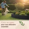 Floranica Bordure de jardin flexible 20 x 100 cm anthracite Voir les images du produit 6