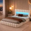 INONEFT Polsterbett 180x200cm mit LED und USB Typ-C, Produktbild-Vorschau 1
