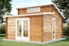 Alpholz Gartenhaus Lausitz ISO mit Doppel-Pultdach aus Produktbild-Vorschau 1