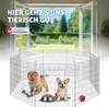 tectake® Freilaufgehege Fluffy aus 8 Gitterelementen Ø 204 Produktbild-Vorschau 7