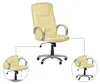 BELIANI Massagesessel Beige Kunstleder Verschromtes Metall Produktbild-Vorschau 3
