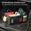 Praknu Kofferraum Organizer Faltbar – 3 Fächer mit 5 Produktbild-Vorschau 2