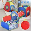 Kinder Spielzelt 3in1 mit Tunnel, Bällebad, Pop-Up Zelt, Produktbild-Vorschau 4