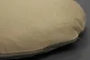 Kissenbezug rund 40 cm beige natur Leinenoptik Kissenhülle Produktbild-Vorschau 3