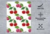 MuchoWow® Mauspad Mousepad Kirschen - Muster - Obst 19x23 Produktbild-Vorschau 2