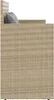 vidaXL Panchina da giardino con cuscini Beige Poly Rattan Anteprima dell’immagine prodotto 5